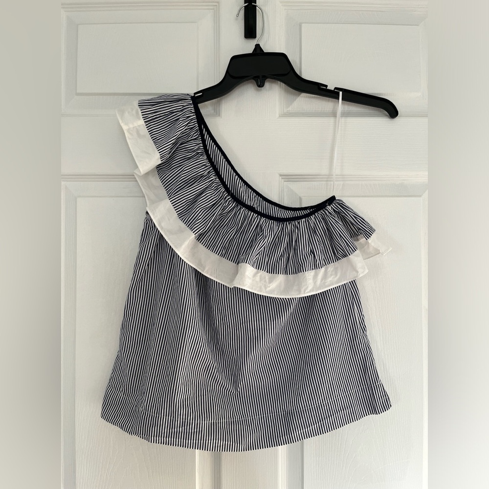 J Crew ruffle Blouse